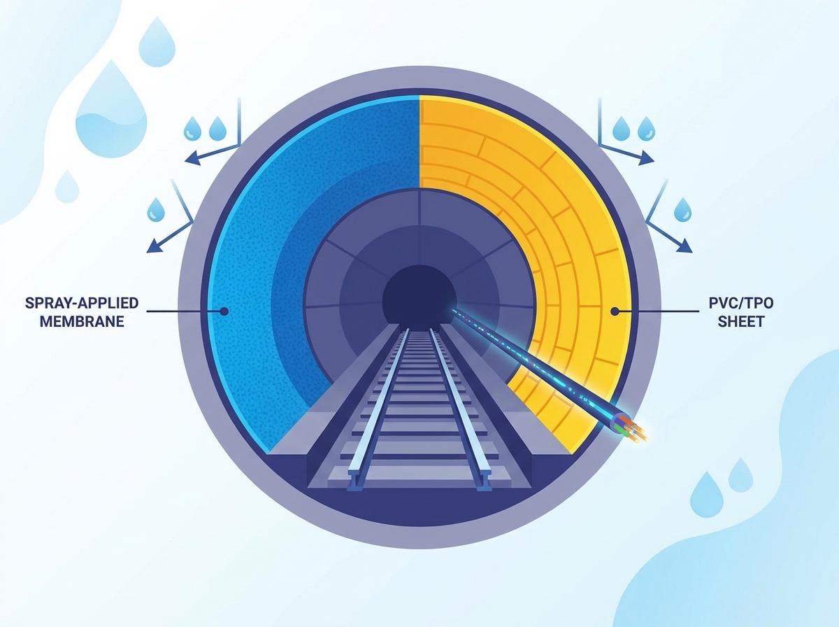 Solu&ccedil;&otilde;es de impermeabiliza&ccedil;&atilde;o de t&uacute;neis para projetos de infraestrutura subterr&acirc;nea