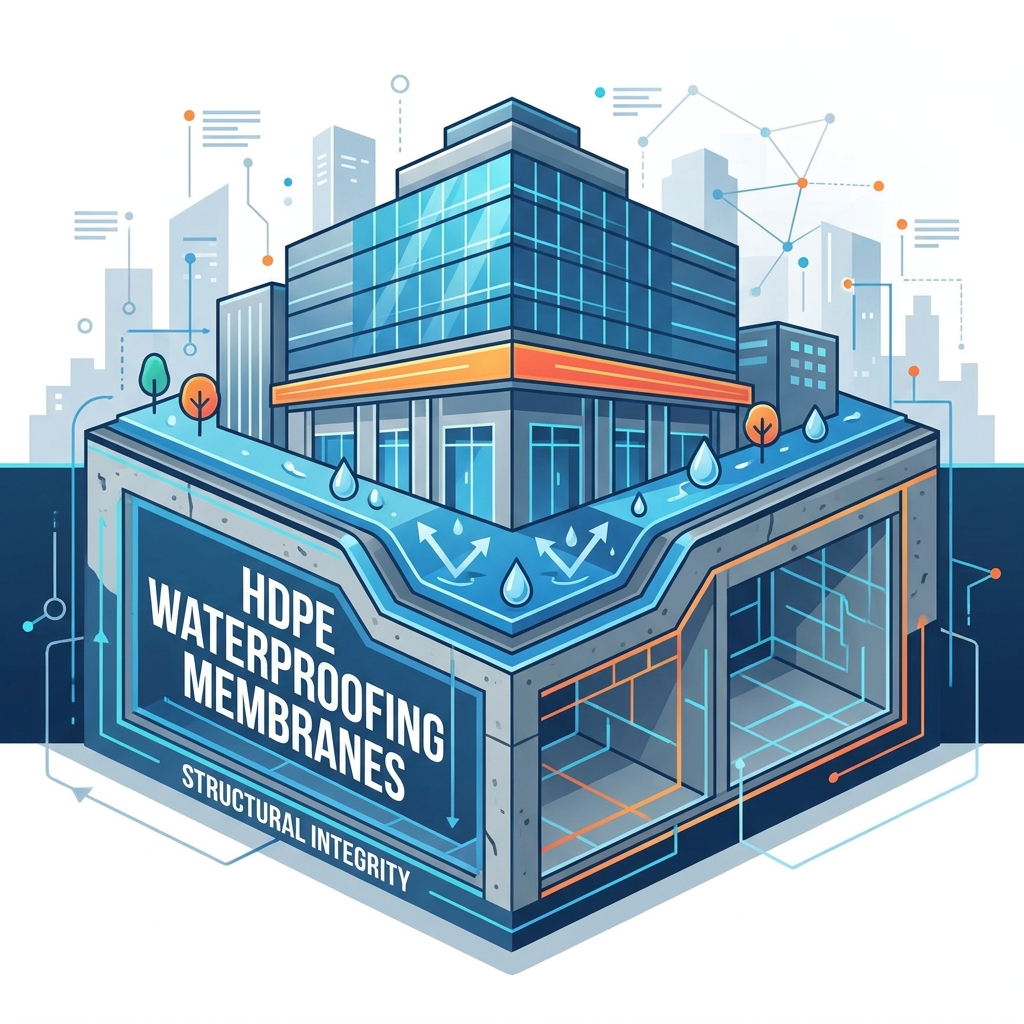 Como as membranas impermeabilizantes HDPE melhoram a integridade estrutural em edifícios comerciais