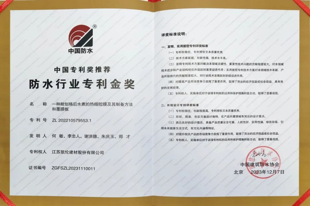 Pr&ecirc;mio Ouro de Patente da China para Canlon