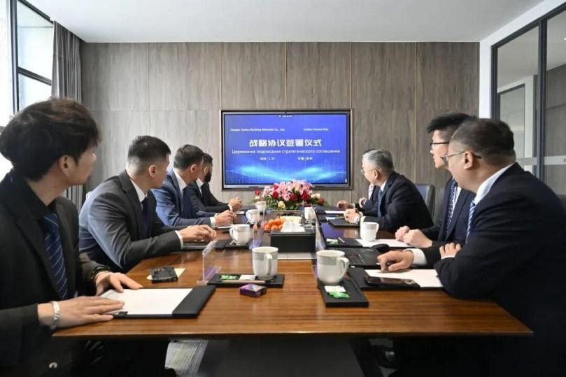 Canão Internacional | Aprofundando a sua presença no Cazaquistão, a Canlon Central Asia realizou com sucesso a cerimónia anual de assinatura do acordo estratégico.