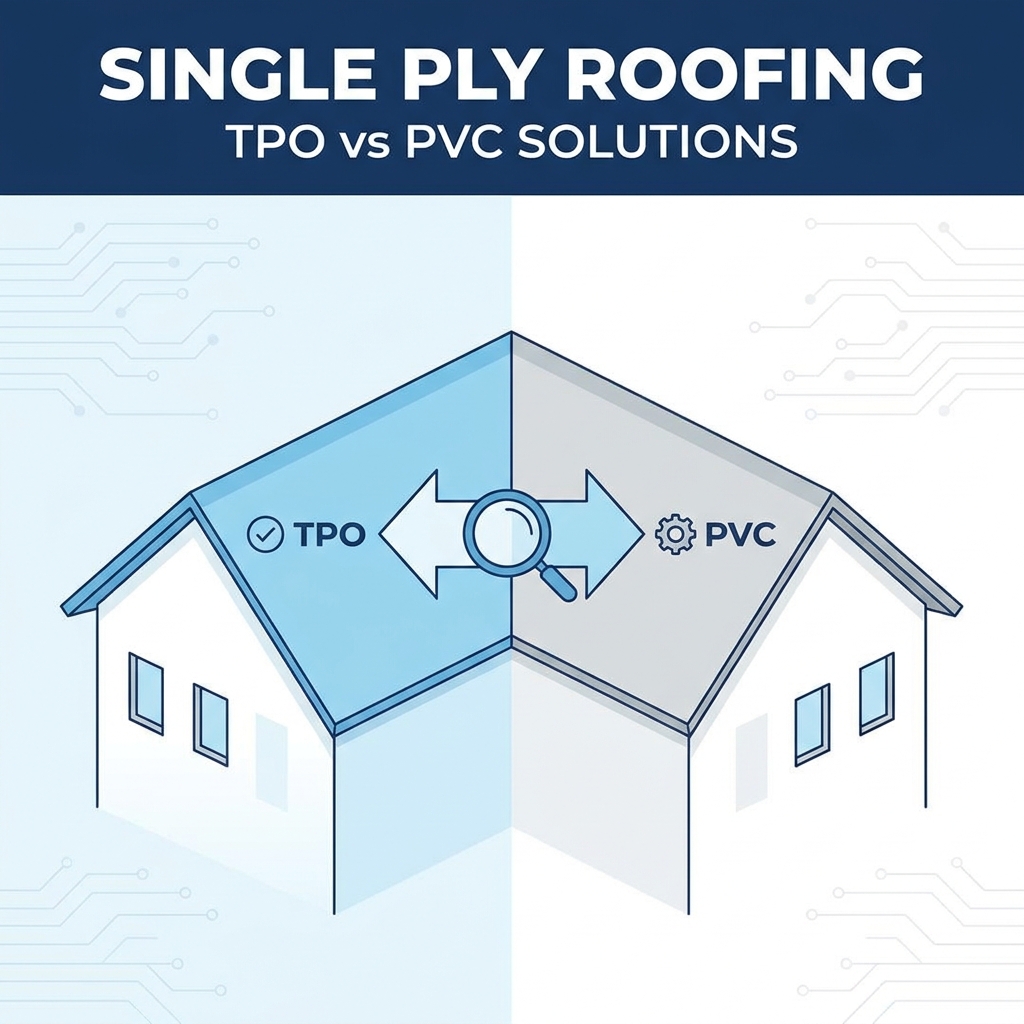 Sistemas de cobertura TPO vs PVC: Escolhendo a melhor solução de cobertura de camada única